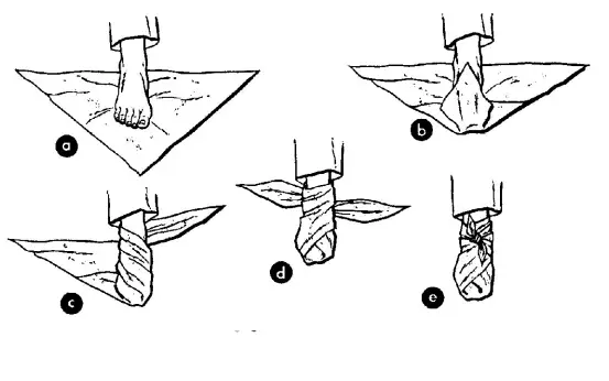 triangle bandage - foot dressing